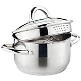 КАСТРЮЛЯ AGNESS   PROFI HOME   с крышкой со сливом, 2,0Л