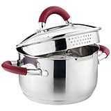 КАСТРЮЛЯ AGNESS   PROFI HOME   с крышкой со сливом, 3,0 Л