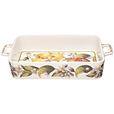 БЛЮДО ПРЯМОУГОЛЬНОЕ С РУЧКАМИ LEFARD   ФРУКТЫ   32,5*19*6 СМ